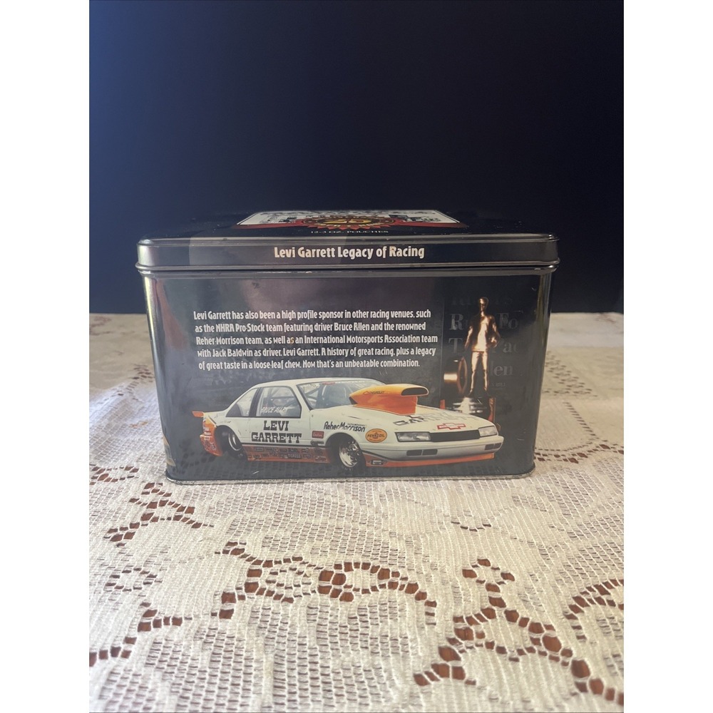Levi Garrett "Legacy Of Racing" 25th Anniversary Chewing Tobacco Tin (1976-2001)